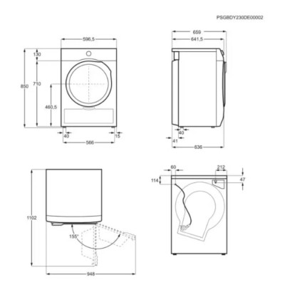 Сушильная машина ELECTROLUX EW9D585KCU