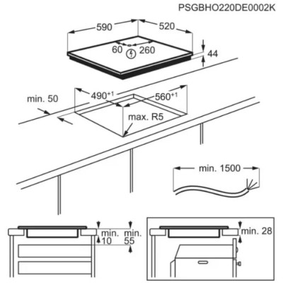 Варильна поверхня індукційна ELECTROLUX EIV64453