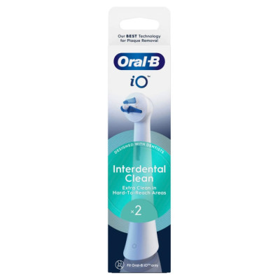 Насадка для зубной щетки Braun Oral-B iO Interdental Clean Белые (2)