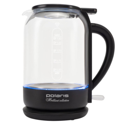 Електрочайник Polaris PWK 17103CGL Water Way Pro Чорний