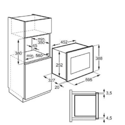 Микроволновая печь встроенная Electrolux LMS2203EMK