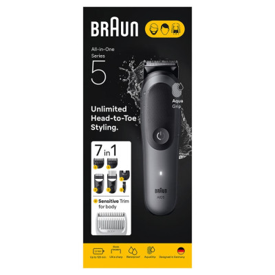 Тример BRAUN AIO 5520 – універсальний помічник для бездоганного стилю