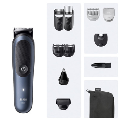 Триммер BRAUN AIO 7540 — універсальний догляд для бороди та волосся