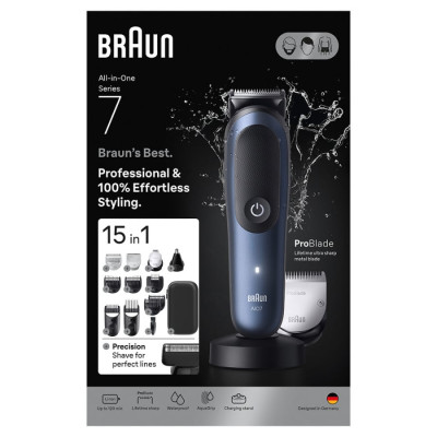 Триммер BRAUN AIO 7580 — професійний догляд для чоловіків