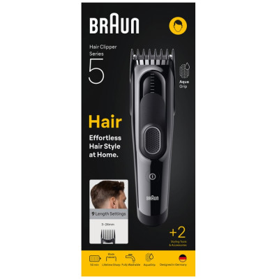 
              Машинка для стрижки BRAUN HC 5510
                          