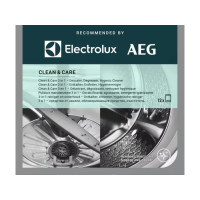 Набір для чищення пральних та посудомийних машин 3 в 1 (12 шт) ELECTROLUX M2GCP121