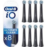 Насадки для электрической зубной щетки BRAUN Oral-B iO RB CBF-4 Ultimate Clean Черные (8)