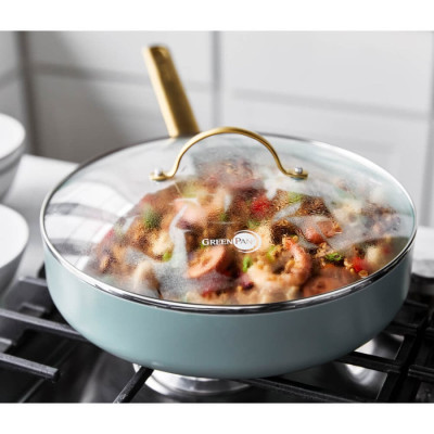 Сотейник з кришкою GreenPan Padova, 28 см з керамічним покриттям (CC002827-001)