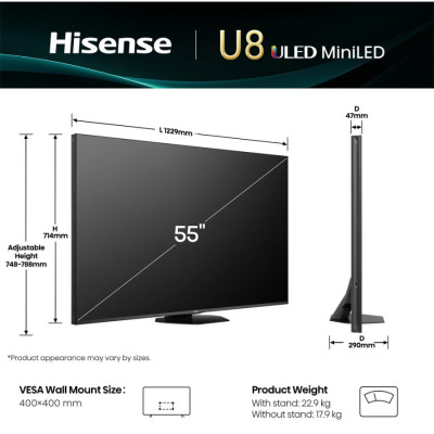 
Телевізор Hisense MiniLED 55