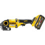 Шлифмашина угловая - болгарка бесщеточная аккумуляторная DeWALT DCG418T2