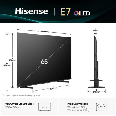 Телевізор Hisense QLED 65E7Q