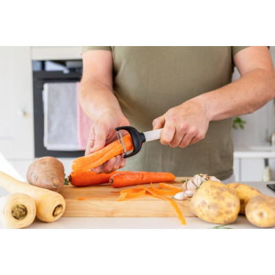 
Овочечистка горизонтальна KitchenAid Classic, 18 см, білий (KHA145OHPNG)
