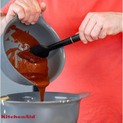 
Лопатка для тіста KitchenAid Classic, 30 см, чорний (KHH031OHOBE)
