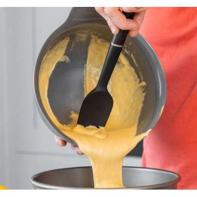 
Лопатка для тіста KitchenAid Classic, 30 см, чорний (KHH030OHOBE)
