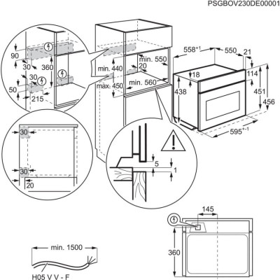 Духовой шкаф электрический ELECTROLUX LVL8E09Z