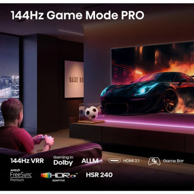 Телевізор Hisense QLED 43E7Q PRO