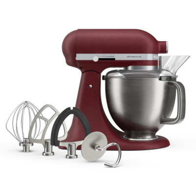 Кухонна машина KitchenAid Artisan Plus 4,7 л 5KSM50PKVESO з відкидним блоком, червоний томат