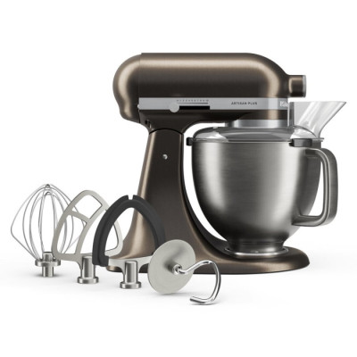 Кухонна машина KitchenAid Artisan Plus 4,7 л 5KSM50PKVEIO з відкидним блоком, графітова руда