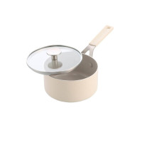 Ковш с крышкой KitchenAid АС, 16 см, 1,58 л, з керамічним покриттям, кремовий (CC009726-001)