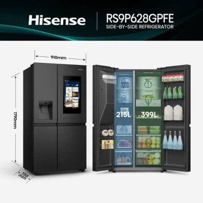 Холодильник багатодверний HISENSE RS9P628GPFE (BCD-628WY)