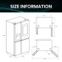 Холодильник багатодверний HISENSE RS9P628GPFE (BCD-628WY)