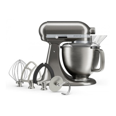 Кухонная машина KitchenAid Artisan Plus 4,7 л 5KSM50PKVEMS с откидным блоком, серебряный медальон