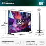 Телевізор Hisense QLED 55E7S PRO