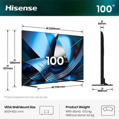 Телевизор Hisense MiniLED 100U7SE