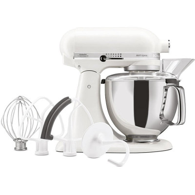 Кухонна машина KitchenAid Artisan 4,8 л 5KSM175PSEPL з відкидним блоком, порцеляновий білий