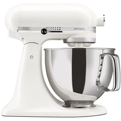 Кухонна машина KitchenAid Artisan 4,8 л 5KSM175PSEPL з відкидним блоком, порцеляновий білий