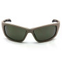 Окуляри Venture Gear Tactical Howitzer Tan (forest gray) Anti-Fog, чорно-зелені в пісочній оправі