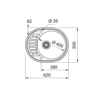 Мийка Franke ROG 611-62 (114.0381.072) онікс