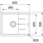 Мийка Franke Basis BFG 611-62 (114.0272.596) сахара