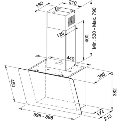 Витяжка Franke Smart Vertical 2.0 FPJ 615 V BK/DG 330.0573.294
