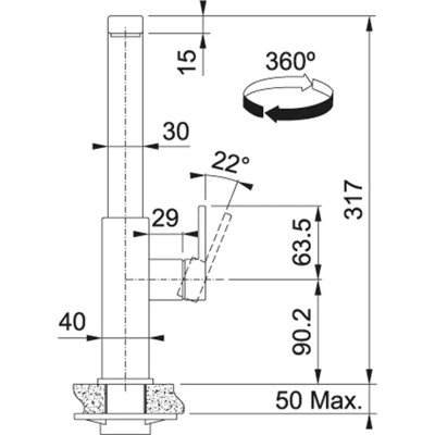 Змішувач Franke Mythos Swivel 115.0550.441