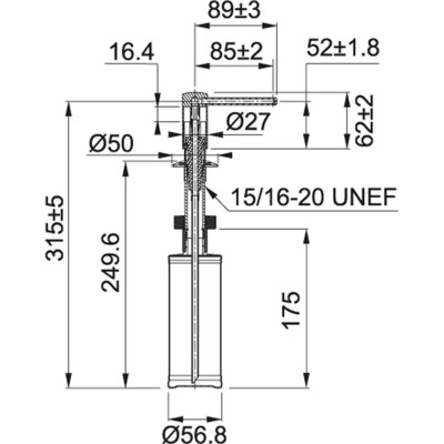 Дозатор мийного засобу Franke Comfort 119.0578.745 бежевий