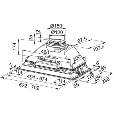 Витяжка Franke FBI 705 GR 305.0599.533