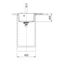 Мийка Franke Centro CNG 611-62 TL 114.0630.458 матовий чорний