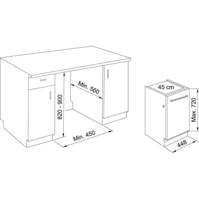 Посудомийна машина Franke FDW 4510 E8P E 117.0616.305