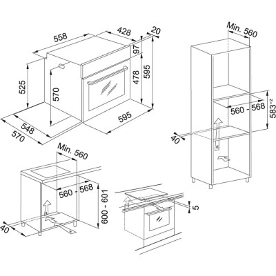 Духова шафа Franke FSL 86 H BK 116.0609.447