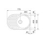 Мийка Franke ROG 611 114.0668.599 онікс