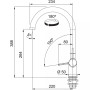 Змішувач Franke Active J 115.0653.395 хром