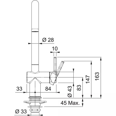 Змішувач Franke Active J 115.0653.395 хром