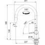 Змішувач Franke Active J 115.0653.401 хром