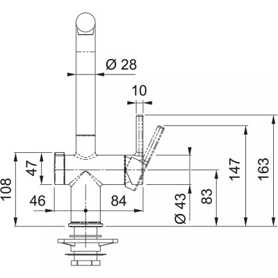 Змішувач Franke Active Twist 115.0653.505 сталь