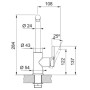 Змішувач Franke Lina L Shape 115.0693.393 чорний матовий