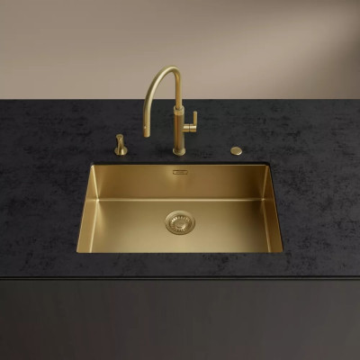 Змішувач Franke Mythos Masterpiece Pull Out 115.0711.558 PVD gold