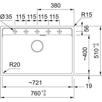 Мийка Franke MRG 610-72 TL 114.0720.005 сірий камінь