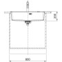 Мийка Franke MRG 610-72 TL 114.0720.005 сірий камінь