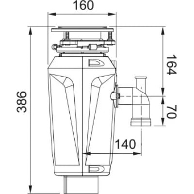 Подрібнювач відходів Franke SLIM 100 134.0715.095